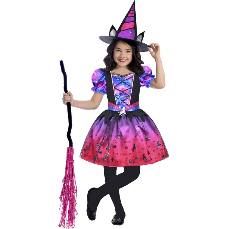 Way to Celebrate Girls Child Halloween Unicorn Witch Fantasy Costumes | Walmart (US)