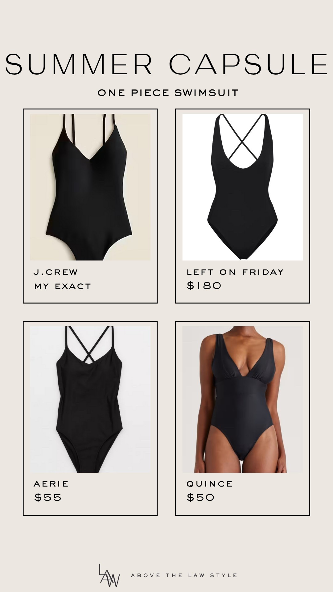 Summer Capsule: One Piece Swimsuit

#LTKSummerEdit #LTKStyleTip #LTKSwim
