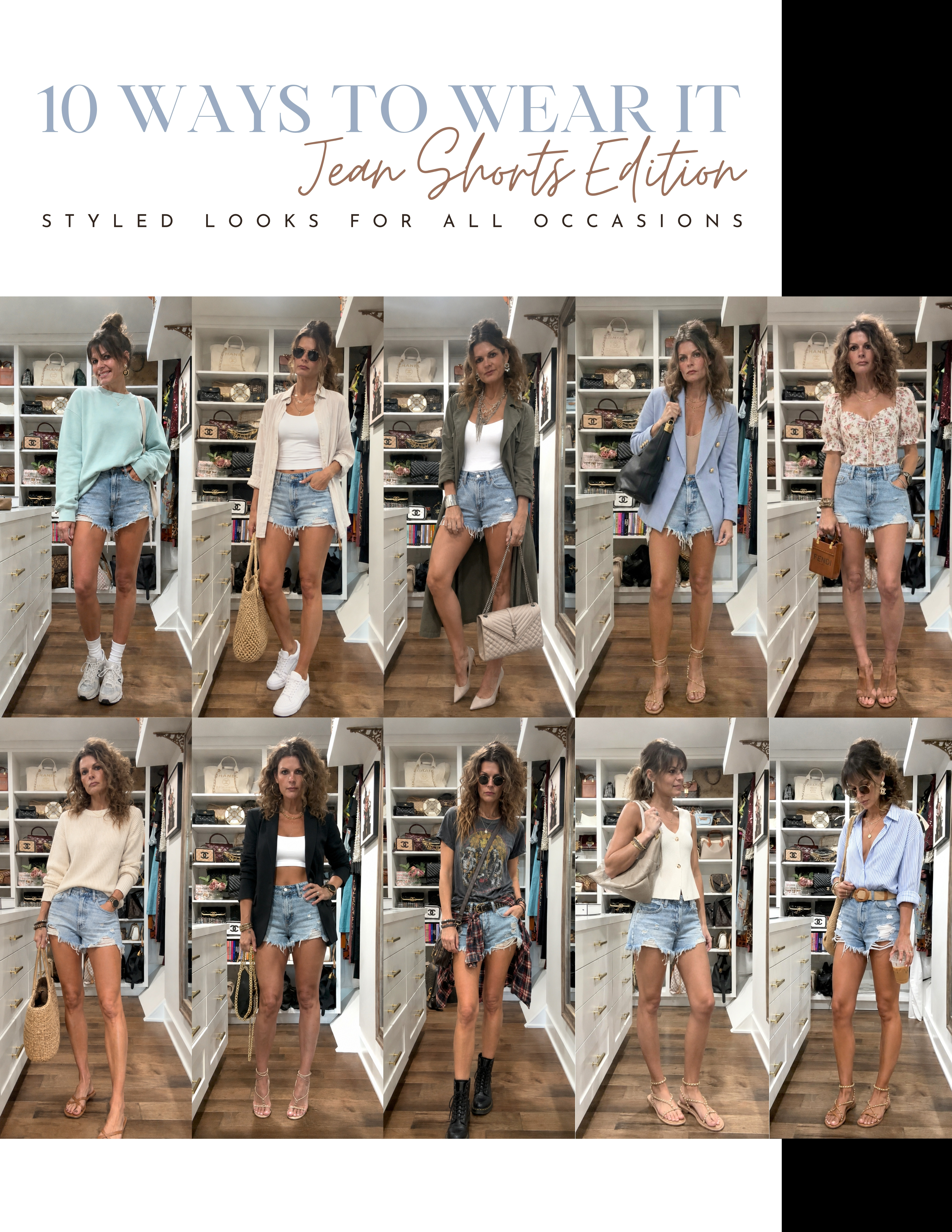 ☀️ One summer staple. Endless outfit possibilities. ✨

A great pair of cutoff jean shorts might be one of the hardest working pieces in your closet. Dress them up with a blazer + heels, keep them casual with sneakers + a sweatshirt, or add feminine details with your favorite summer top.

I rounded up some of my favorite relaxed, vintage-inspired denim shorts so you can create your own 10 Ways to Wear It looks. 🤍

Shop my picks here ↓

#LTKstyletip #LTKfashion #LTKunder100 #denimshorts #summerstyle #capsulewardrobe 

 #LTKgrwm #LTKootd #LTKSeasonal