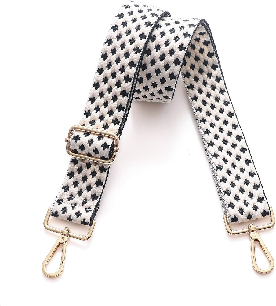 S-Jacorry Purse Strap Replacement Crossbody Wide Shoulder Strap Adjustable Canvas Straps Handbag ... | Amazon (US)