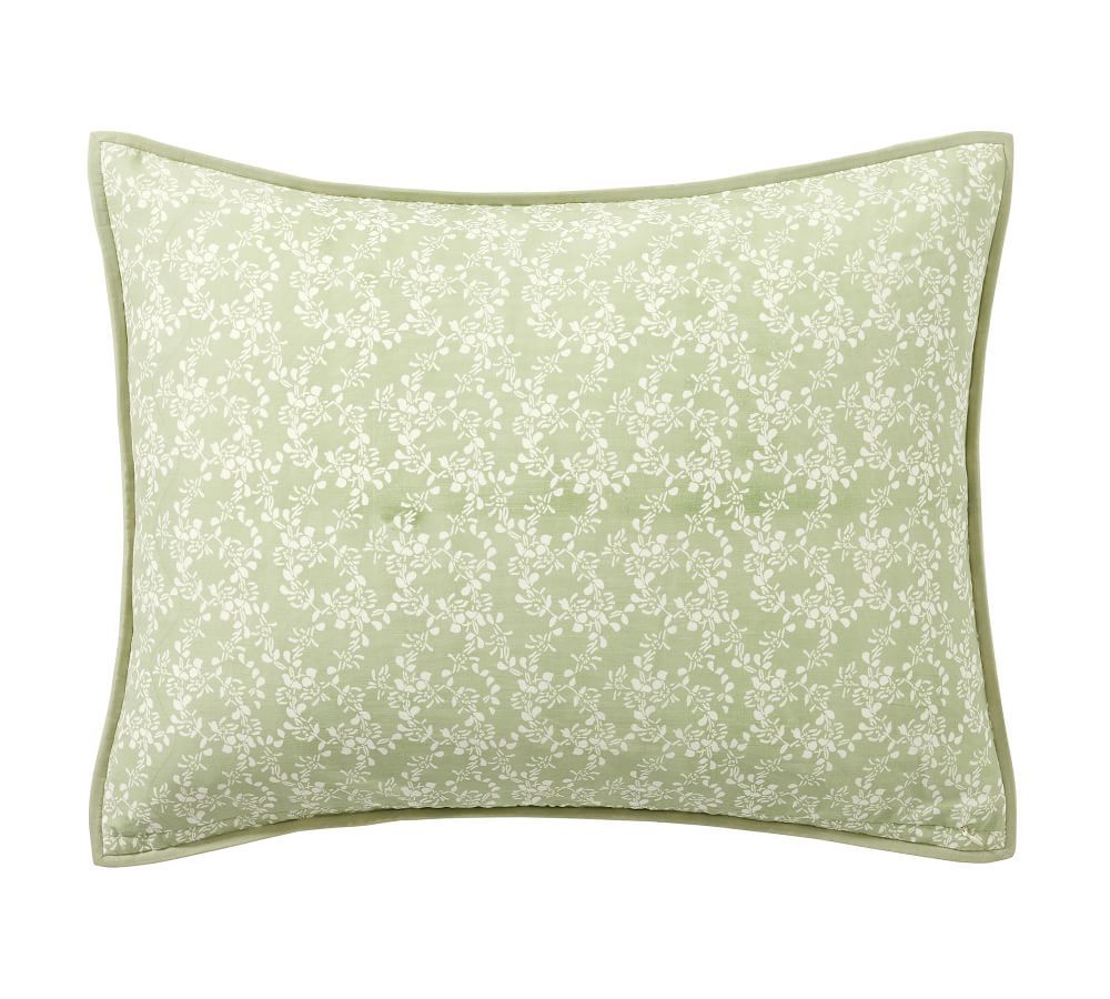 Julia Berolzheimer Clementine Reversible Cotton Quilted Sham | Pottery Barn (US)