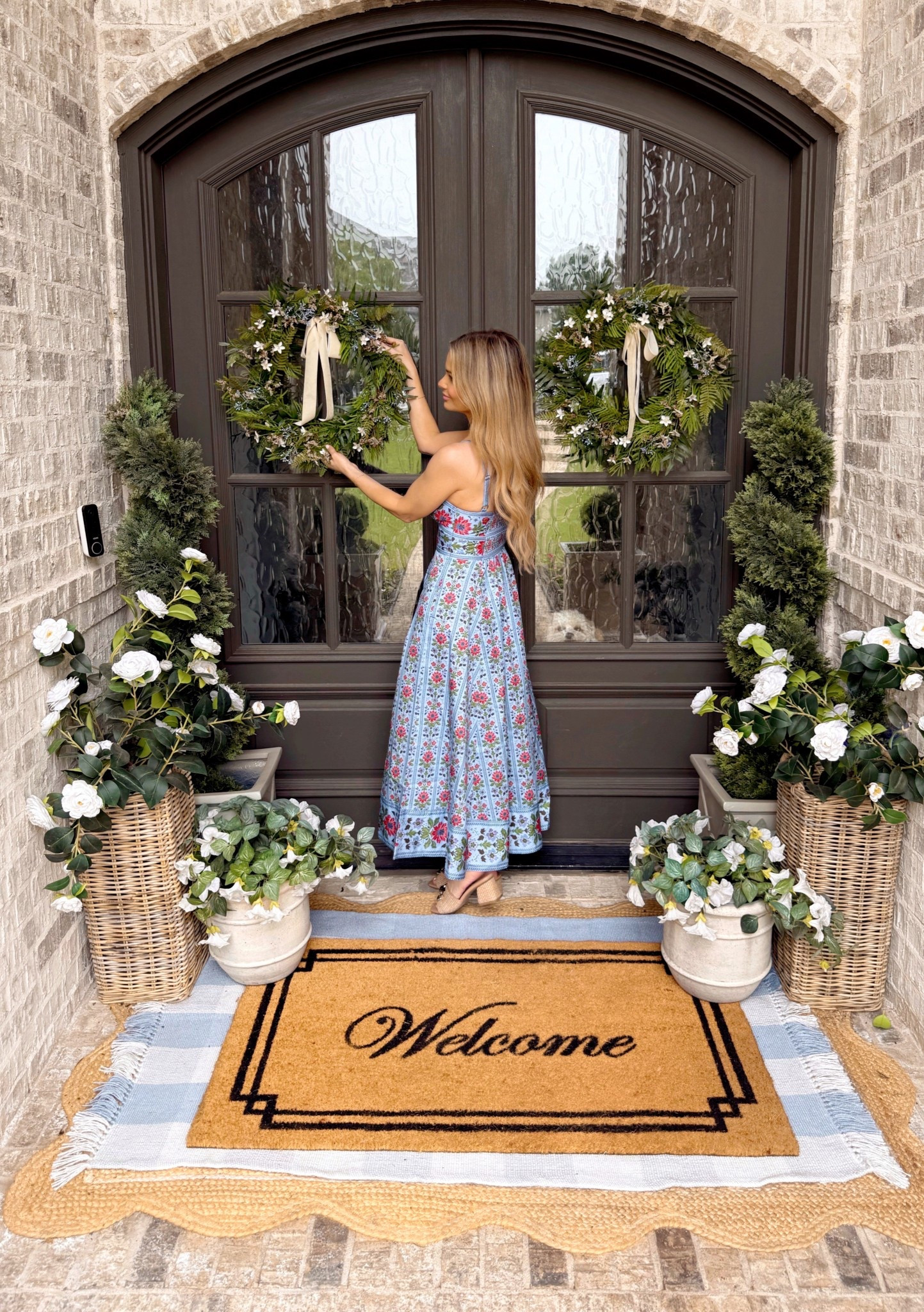 Summer front door decor 

#LTKSeasonal #LTKFindsUnder50 #LTKHome