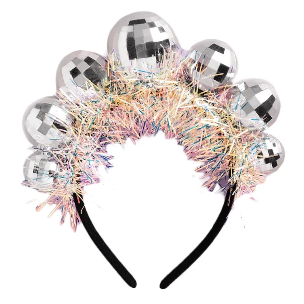YUUZONE Disco Ball Headband Disco Ball Headpiece Bride-To-Be Decorations Bridal Shower Bacheloret... | Walmart (US)