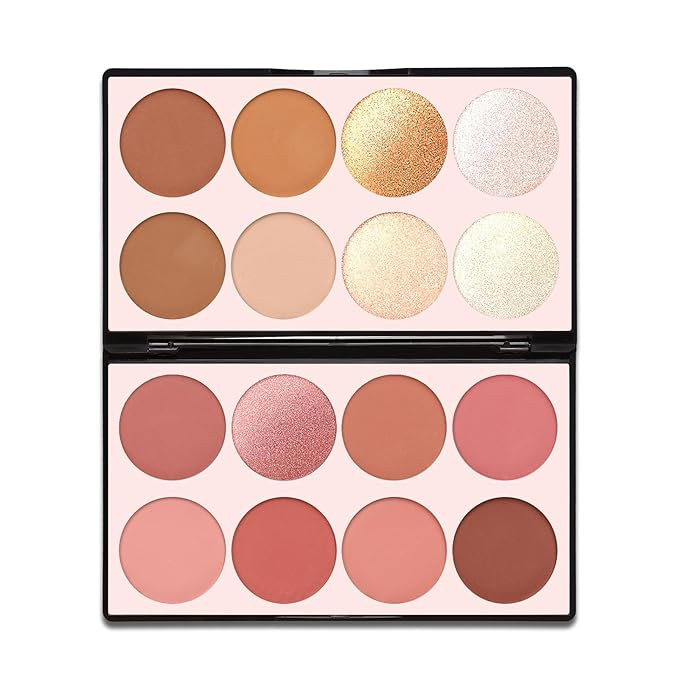16 Colors Contour Palette Make up - Blush Highlighters Bronzer Powder All in one Makeup Palettes ... | Amazon (US)