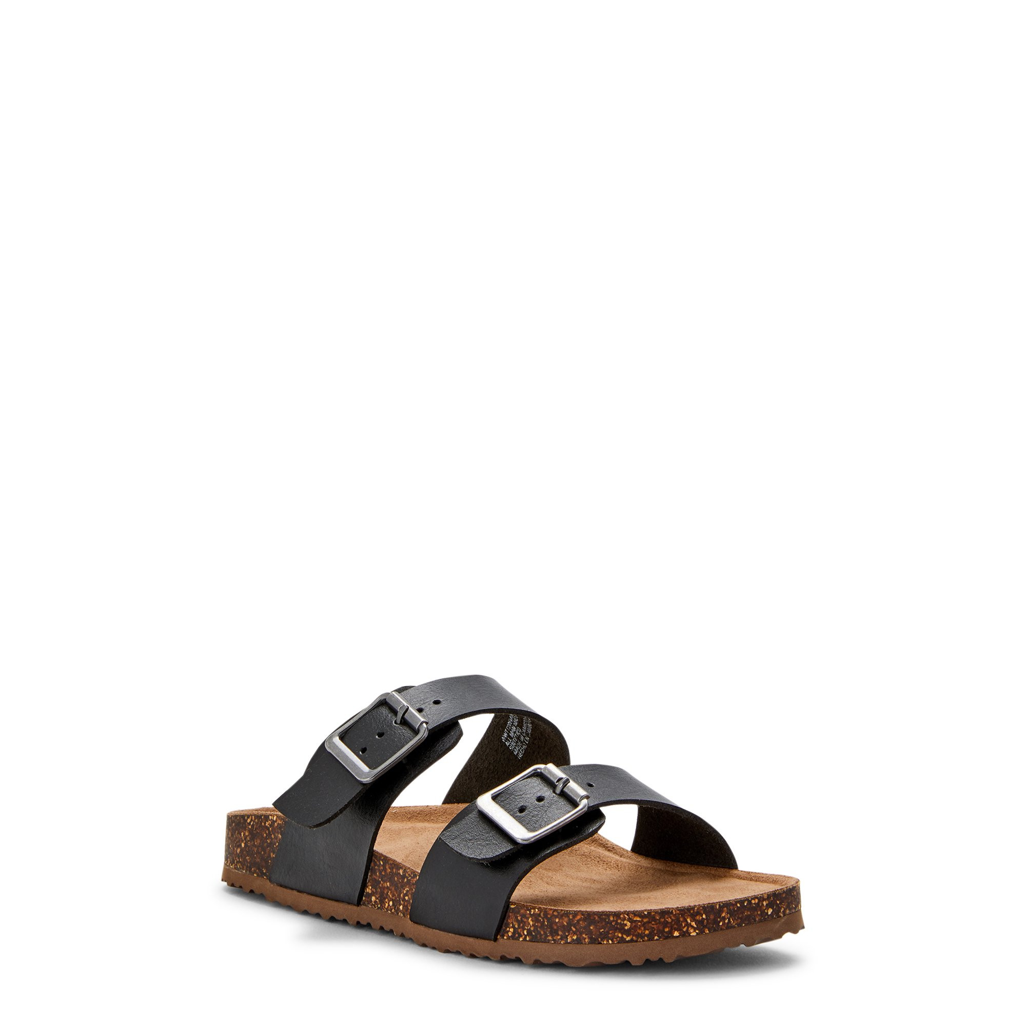 Time and Tru Two Band Footbed Slide Sandal (Women's) | Walmart (US)