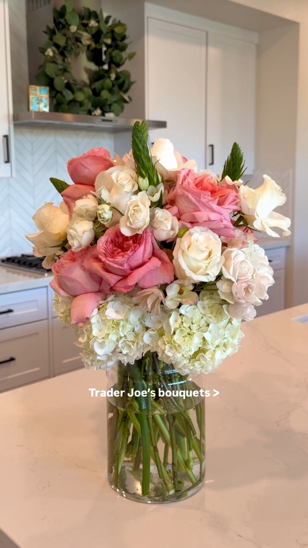 Trader Joe’s flowers & floral arranging + a large glass vase

#LTKdayinmylife
