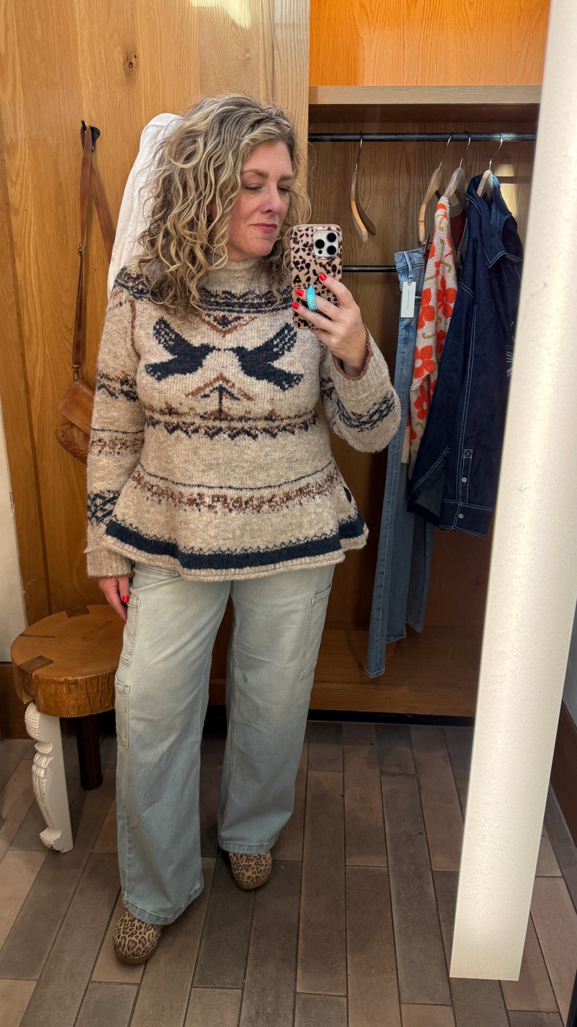 Sweater Large
Jeans large 

#LTKgrwm #LTKMidsize #LTKootd