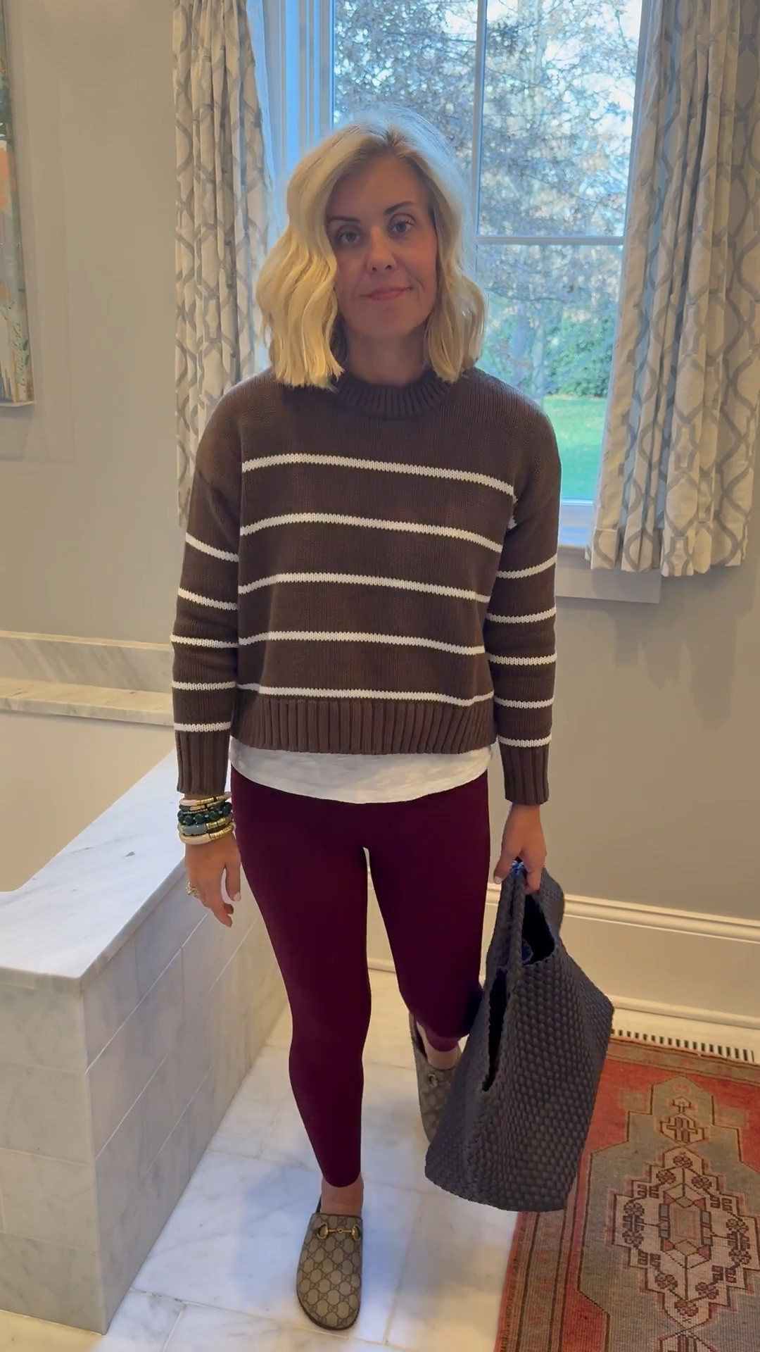 Easy Outfit Idea…..athleisure is the way to go and still look elevated. Don’t overthink it! 

Sweater - xs
Tee - xs
Leggings - 7/8 small
Slides - 38

#LTKootd #LTKActive #LTKgrwm