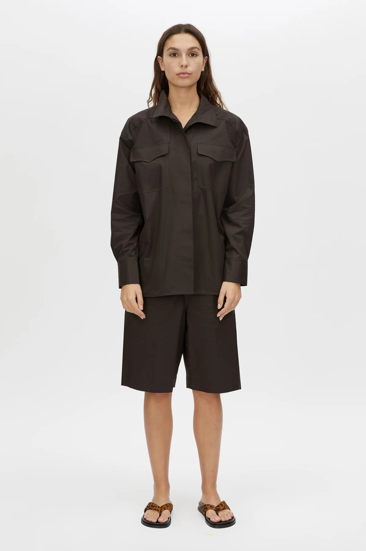 Java Bermuda Short in Espresso Brown - CAMILLA AND MARC® C&M | CAMILLA AND MARC (ANZ)