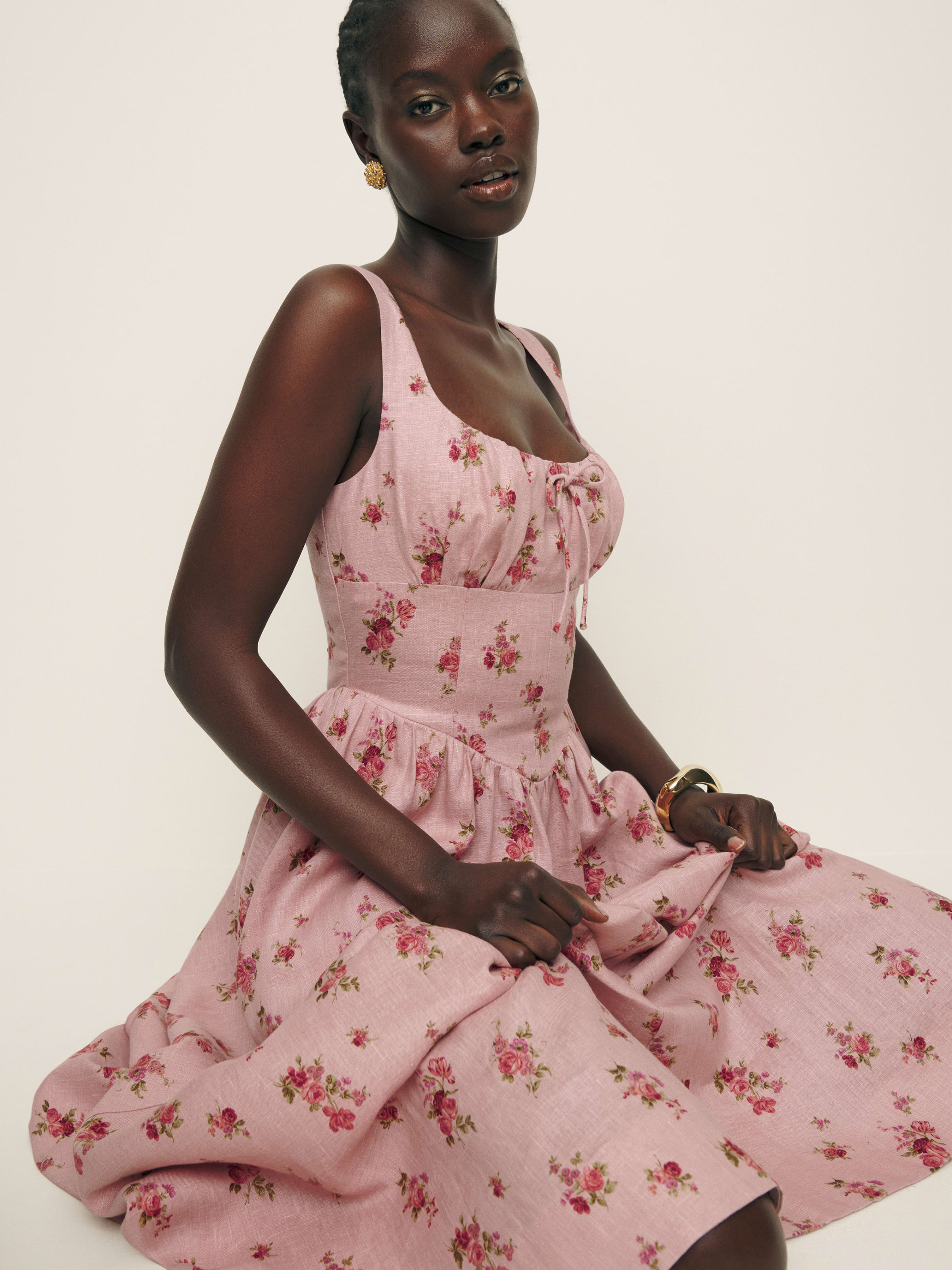 Balia Linen Dress | Reformation (Global)