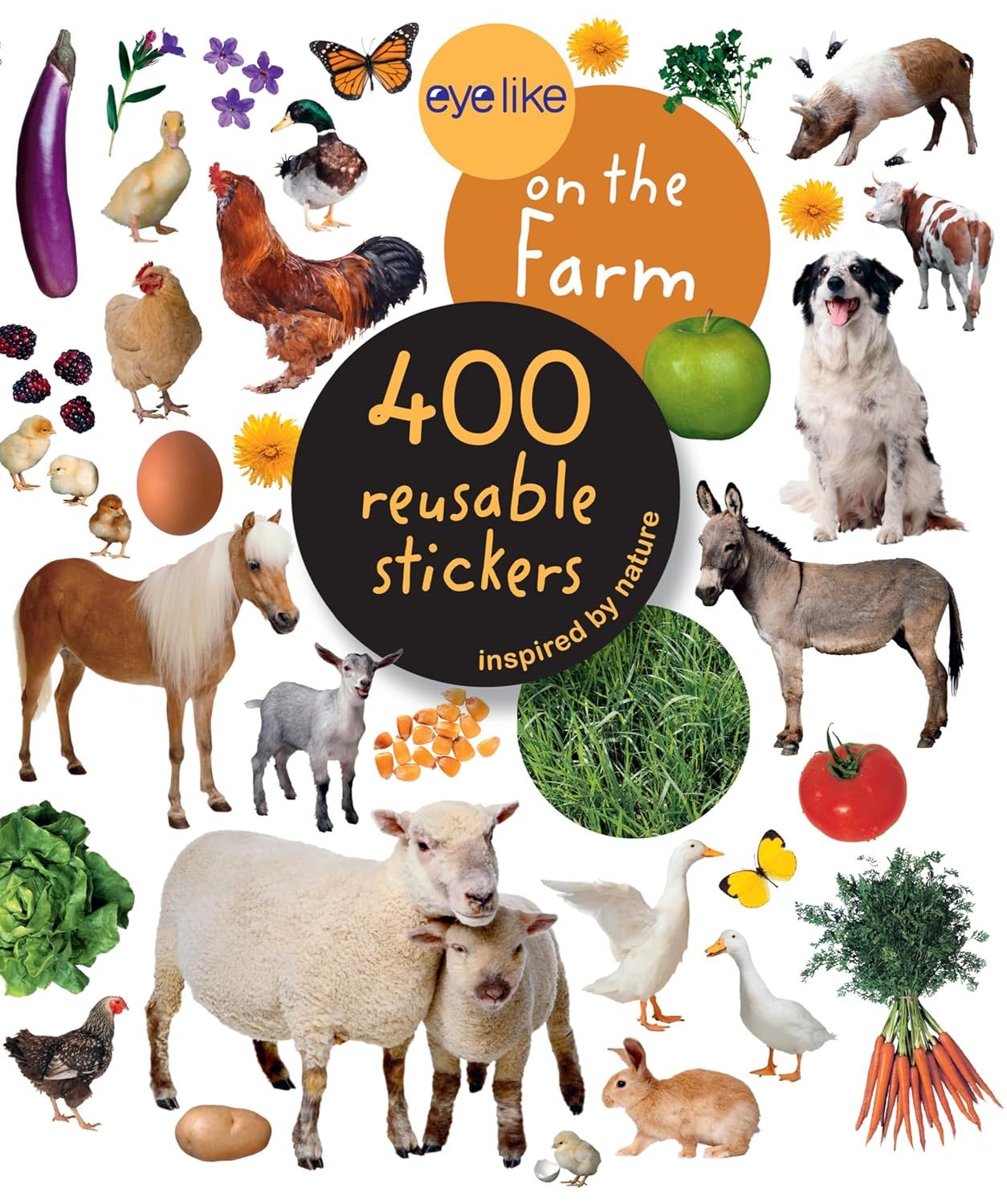 Eyelike Stickers: On the Farm: On the Farm     Paperback – Sticker Book, November 25, 2011 | Amazon (US)
