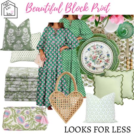 Block print beauties in shades of green.

#LTKFindsUnder50 #LTKFindsUnder100 #LTKHome