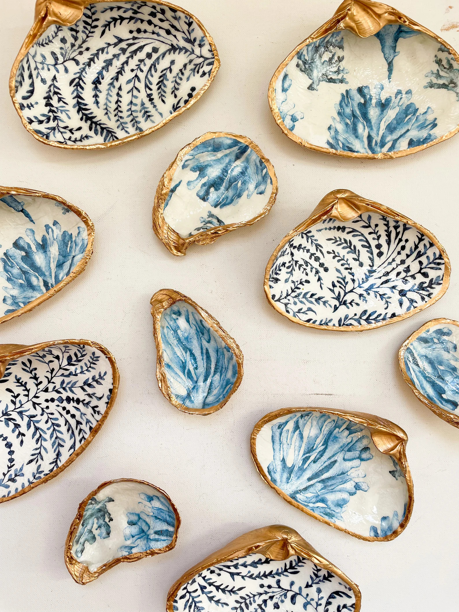 Serena & Lily-inspired Decoupage Shell Trinket Dish - Etsy | Etsy (US)