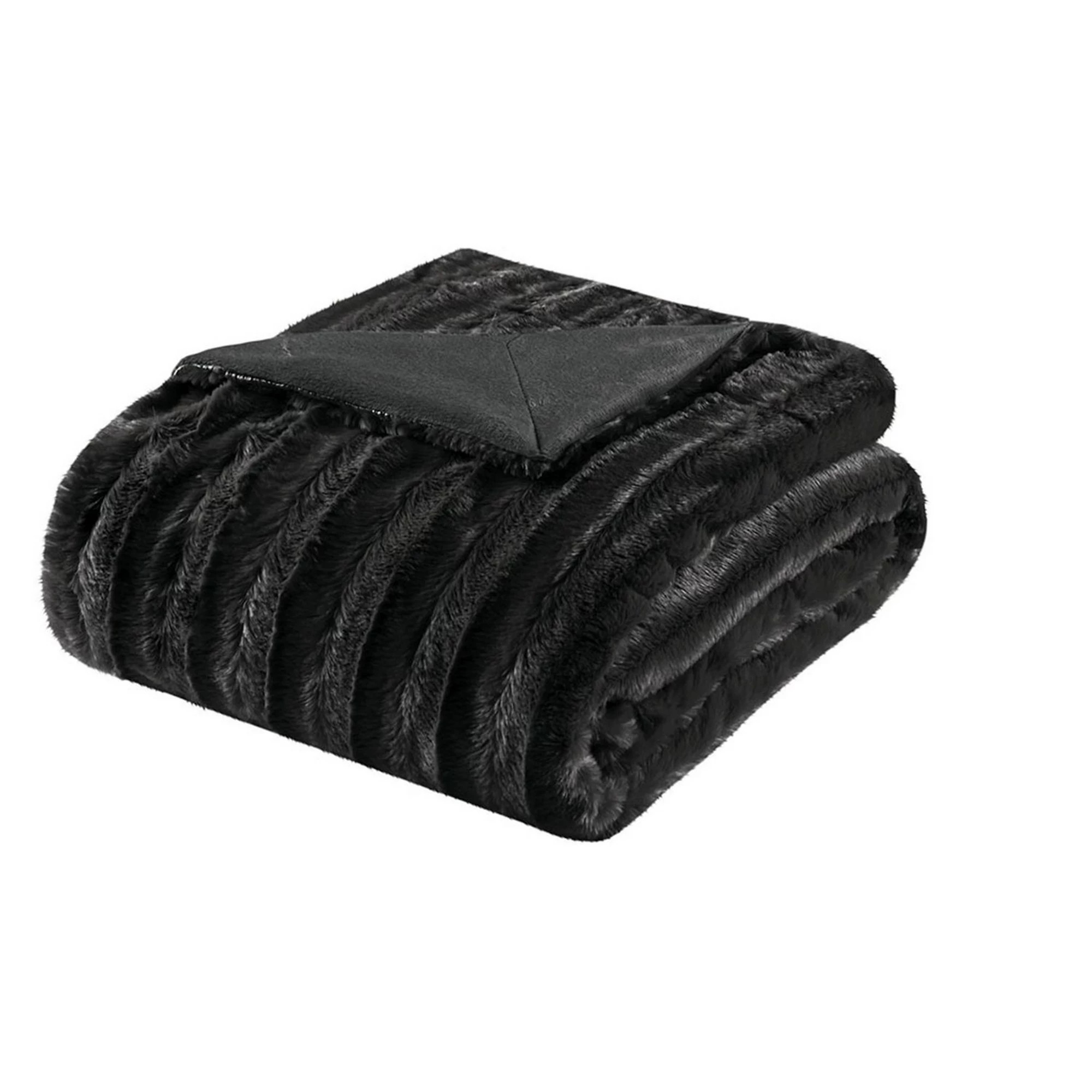 Madison Park Duke Faux-Fur Throw Blanket | Kohl's