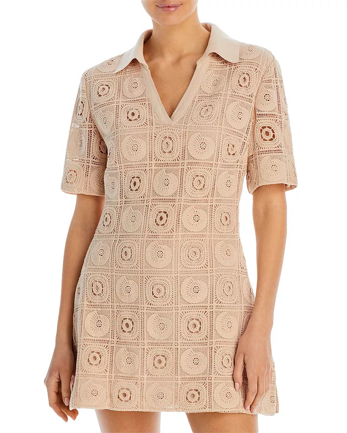 Gabrielle Crocheted Cotton Dress | Bloomingdale's (US)