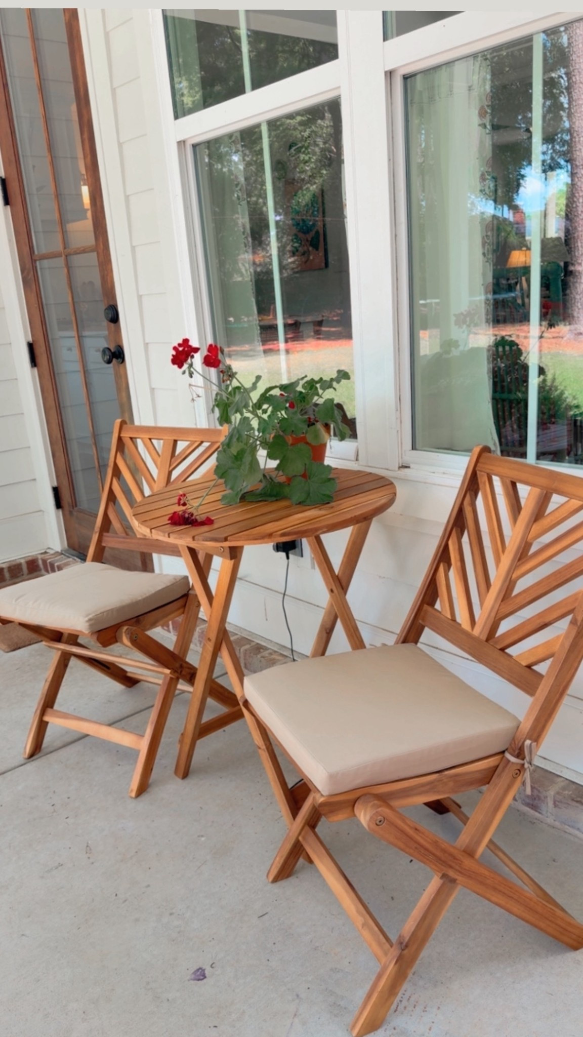 The perfect little bistro set for morning coffee ☕️  

#LTKHome #LTKMothersDay #LTKmomlife
