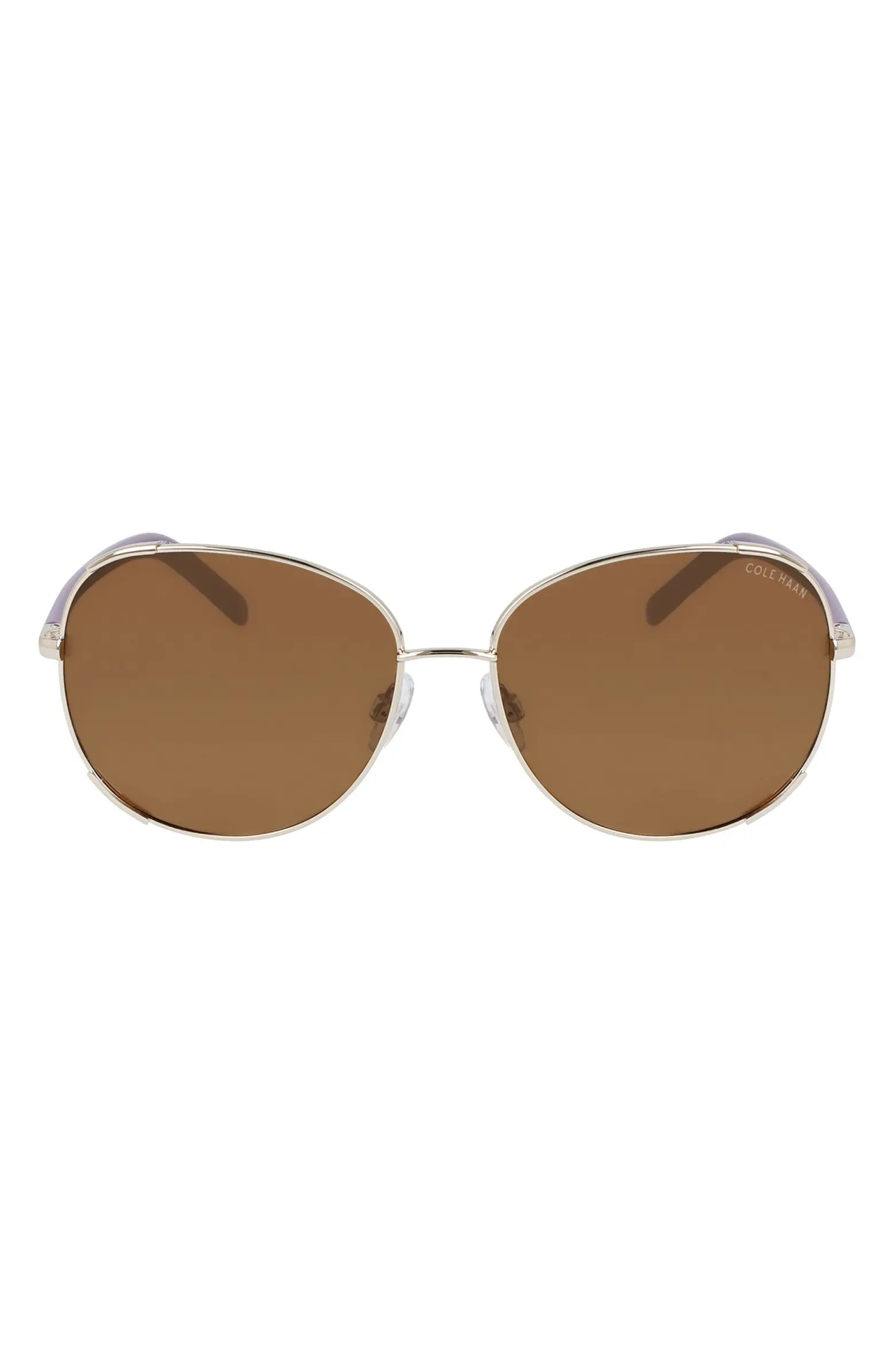 Metal Full Rim 59mm Butterfly Sunglasses | Nordstrom Rack