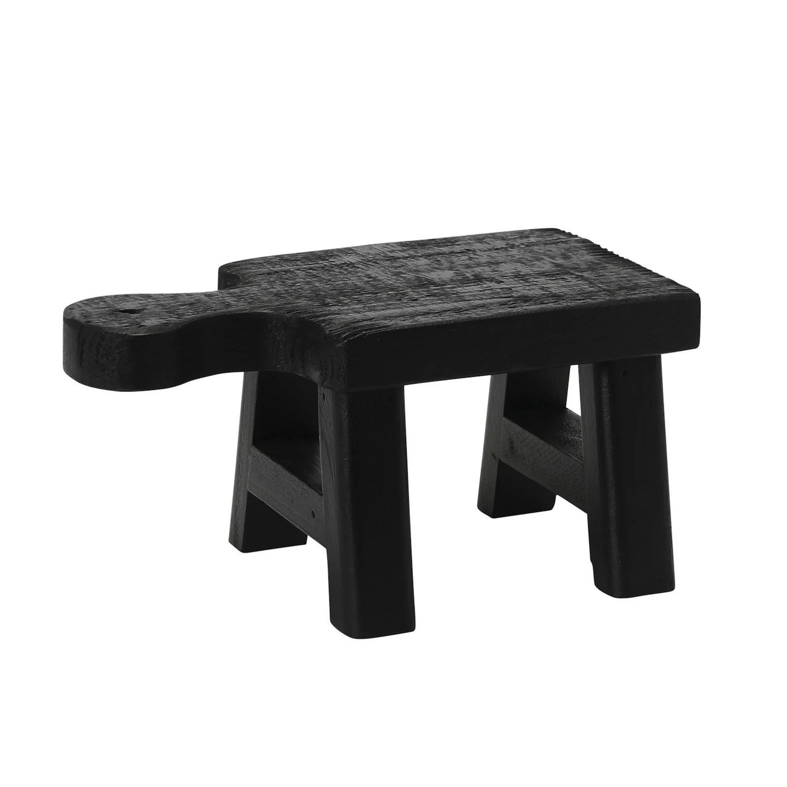 Storied Home Black Wooden Pedestal with Handle Table Decor | Kohl's