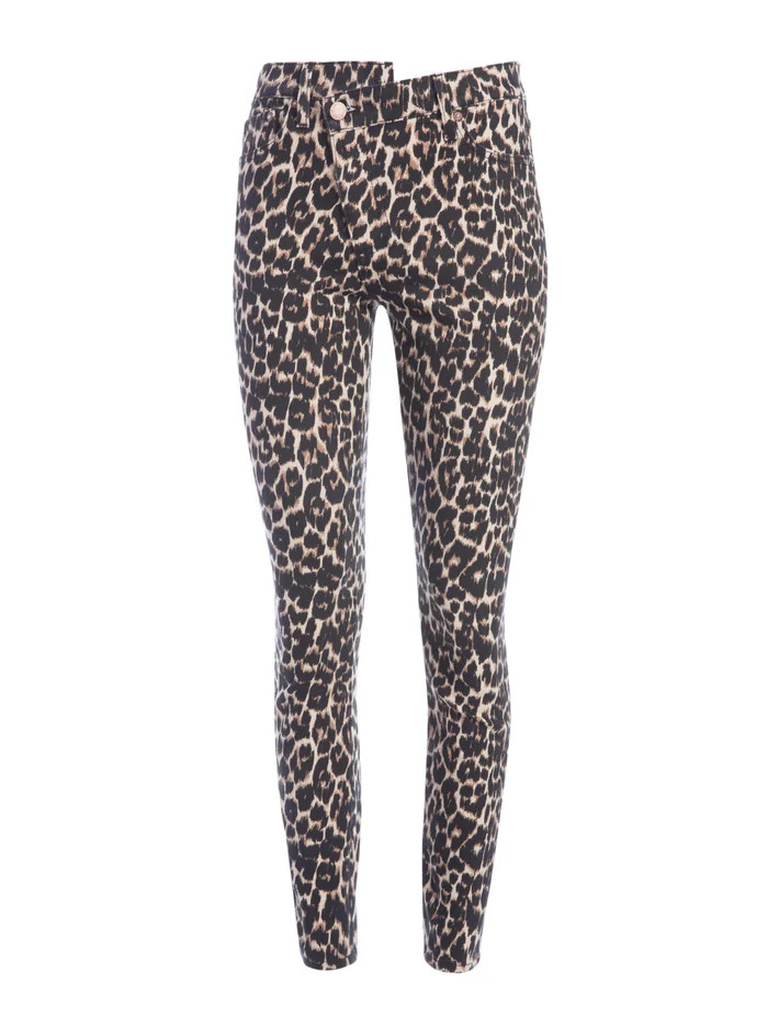 GOOD HIGH RISE LEOPARD SKINNY JEANS | Alice + Olivia