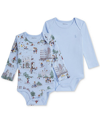 Baby Boys 2-Pk. Cotton Bodysuits | Macy's