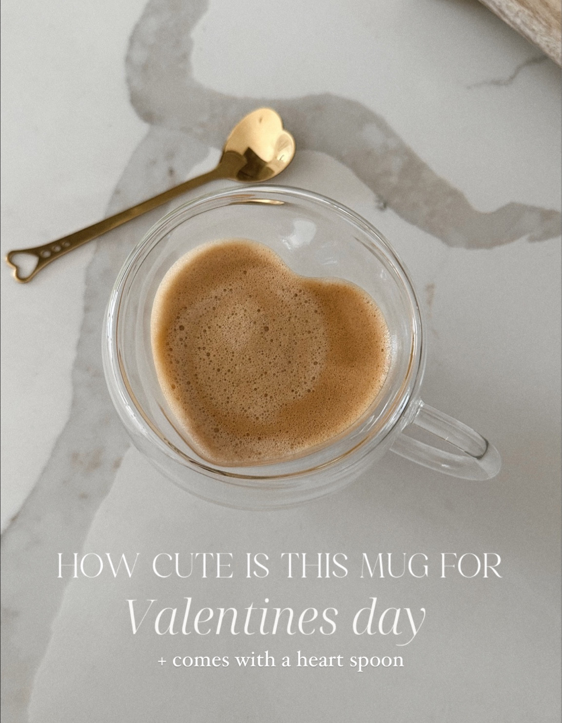 Heart spoon and heart mug for Valentine’s Day 🤎 #valentines #valentinesmug #heartshapedmug #heartshapedspoon #valentinescoffeestation #coffeegift #valentinesdaygift 

#LTKunder50 #LTKhome #LTKFind