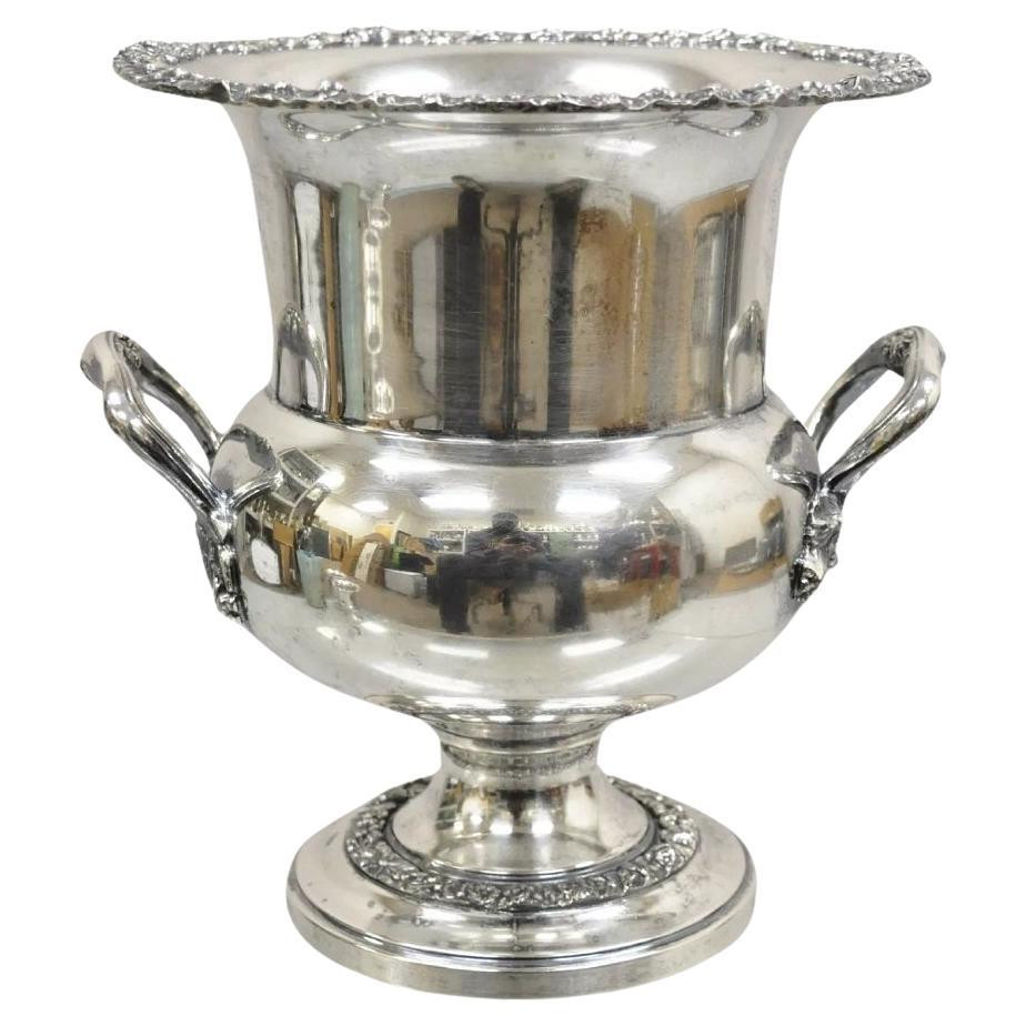 Vintage Sheridan Silver Plated Trophy Cup Champagne Chiller Ice Bucket | 1stDibs