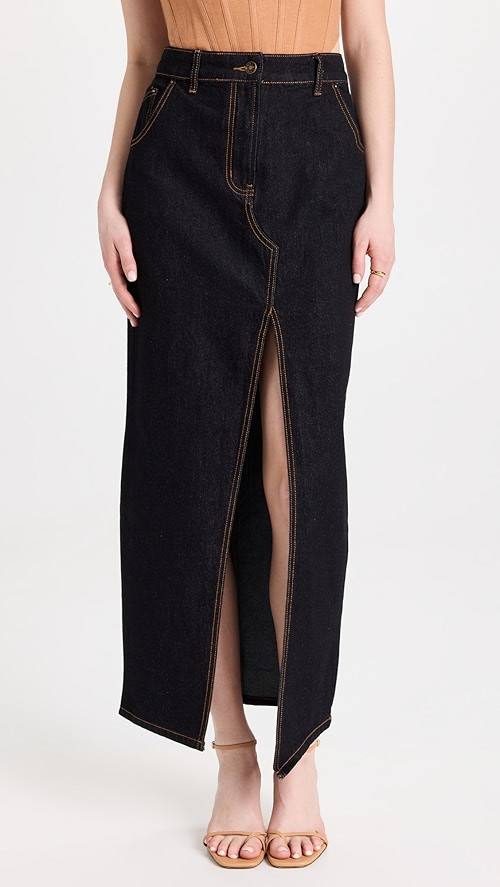 Barbie Split Midi Skirt | Shopbop