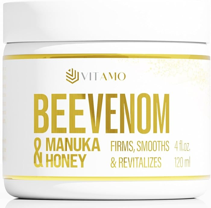 Vitamo Bee Venom Skin Treatment Cream | Face & Neck Wrinkle Moisturizer That Firms & Tightens | M... | Amazon (US)