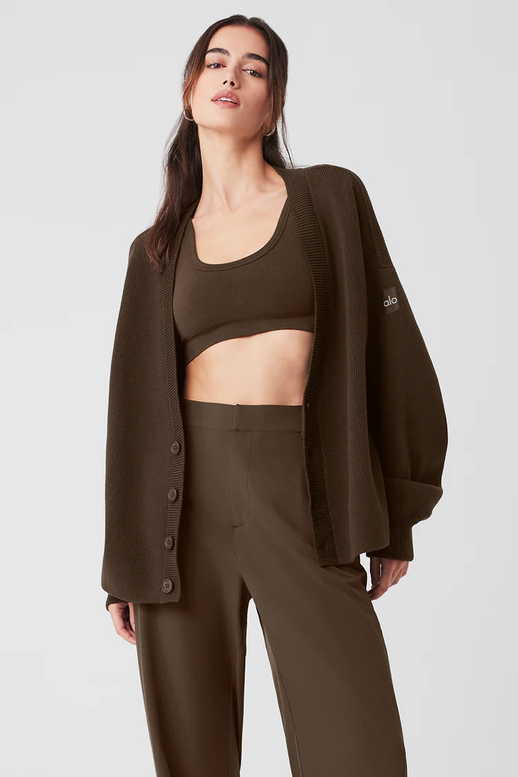 Scholar Cardigan Sweater | Alo Yoga (US)