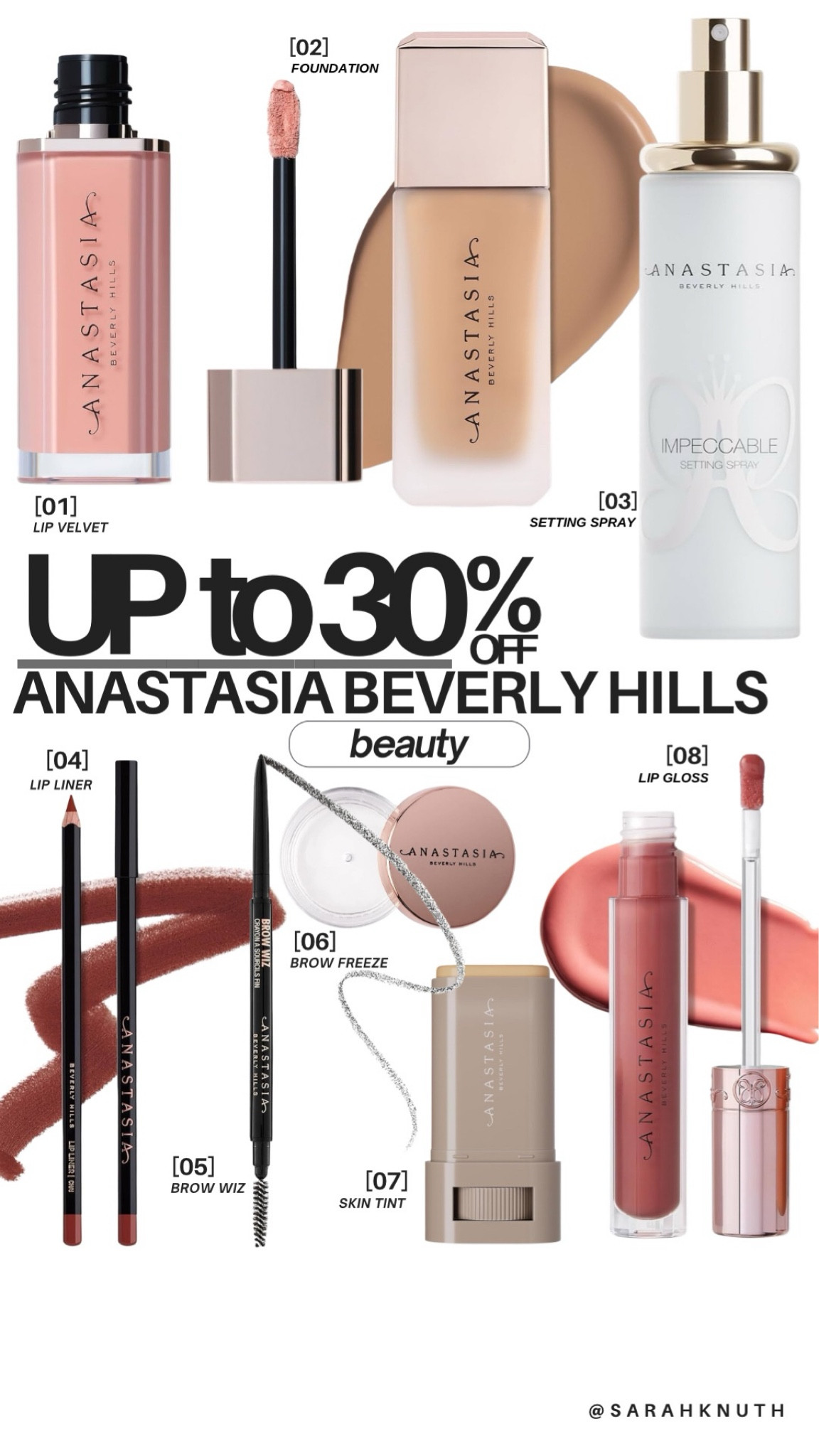 Up to 30% off Anastasia Beverly Hills!

#LTKgrwm #LTKBeauty #LTKSaleAlert