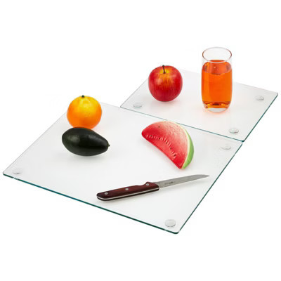 Glass Cutting Board, Tempered Glass Cutting Board for Kitchen, Clear Kitchen Board for Countertop, Scratch Resistant, Heat Resistant, Easy to Clean | Target