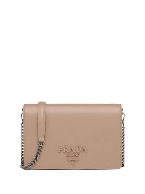 logo plaque mini bag | Farfetch (US)