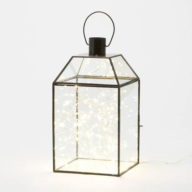 Belham Living Clear Battery Outdoor Hanging Lantern - Walmart.com | Walmart (US)