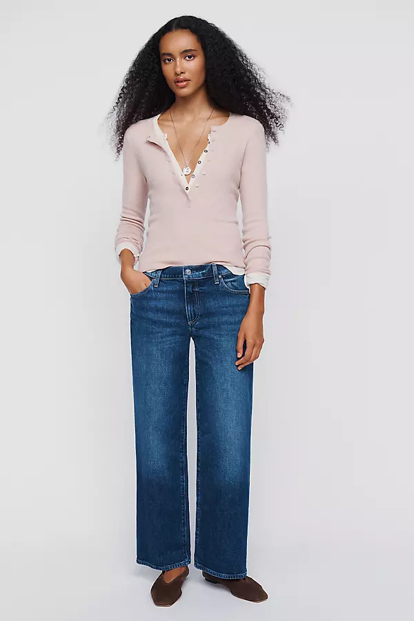 Dana Low-Rise Wide-Leg Jeans | Anthropologie (US)