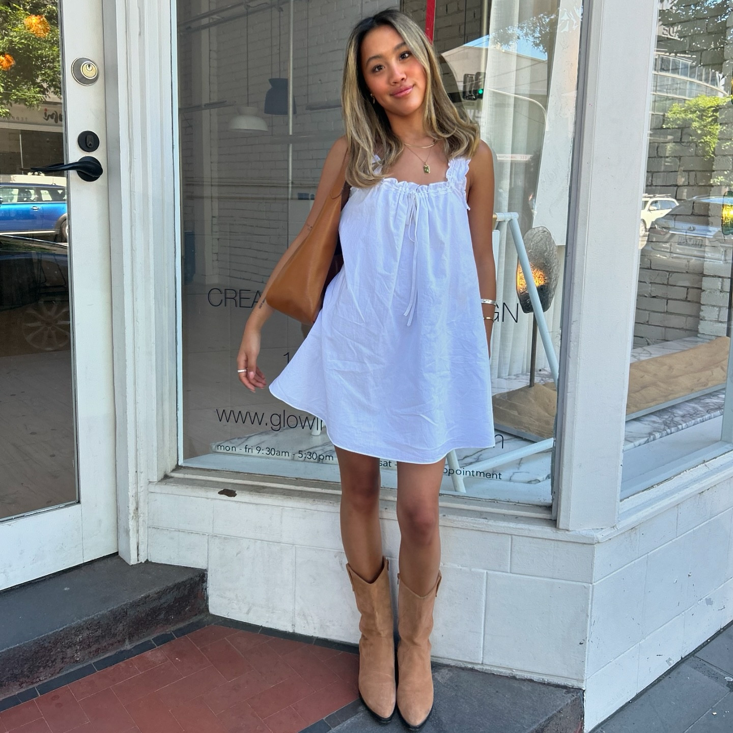 My new favourite summer dress from @princesspollyboutique 🫐🌞🌺🍋 Use code YUELIXO for 20% off! #princesspolly #pppartner