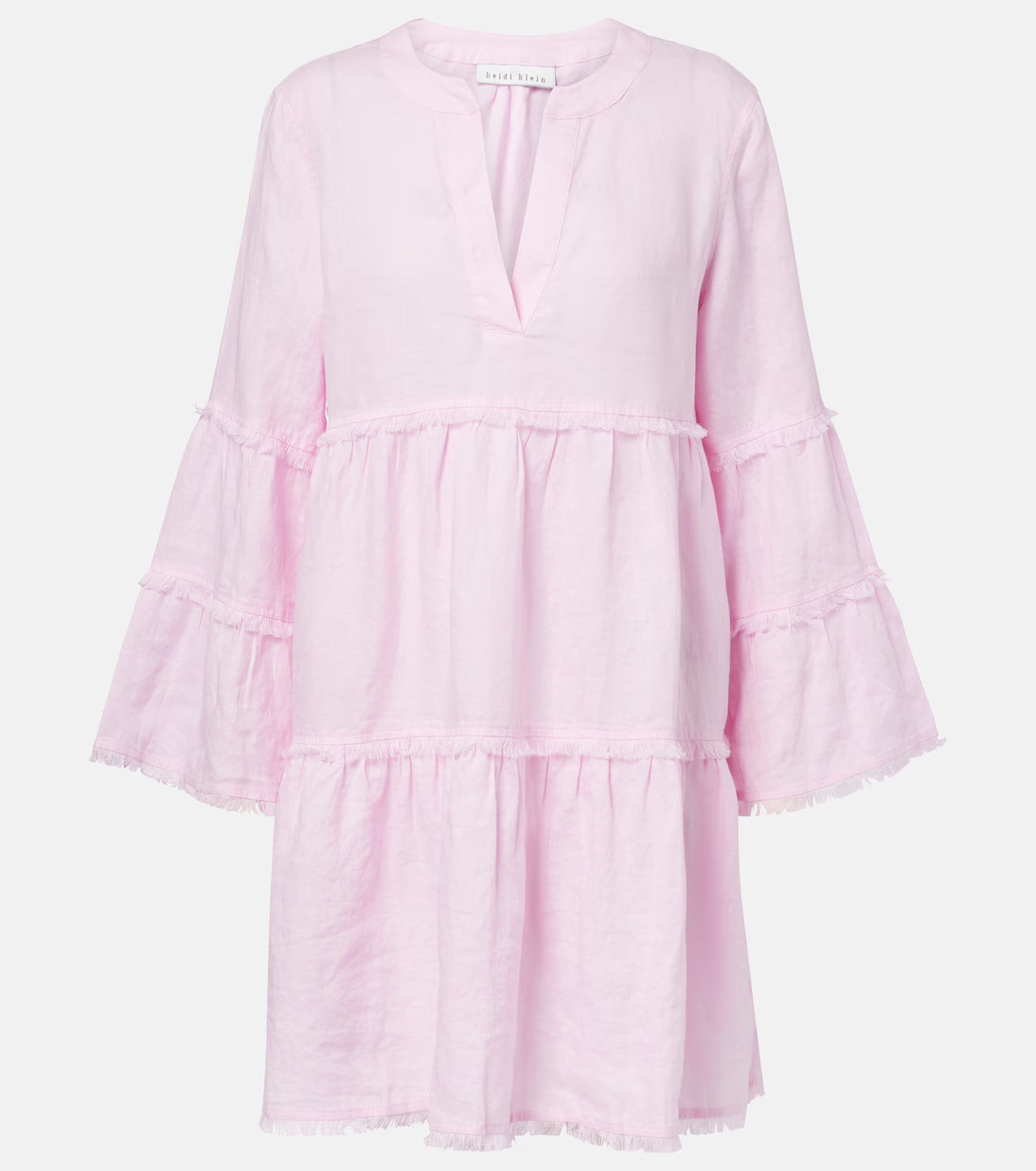 Baie de Cassis tiered linen kaftan | Mytheresa (UK)