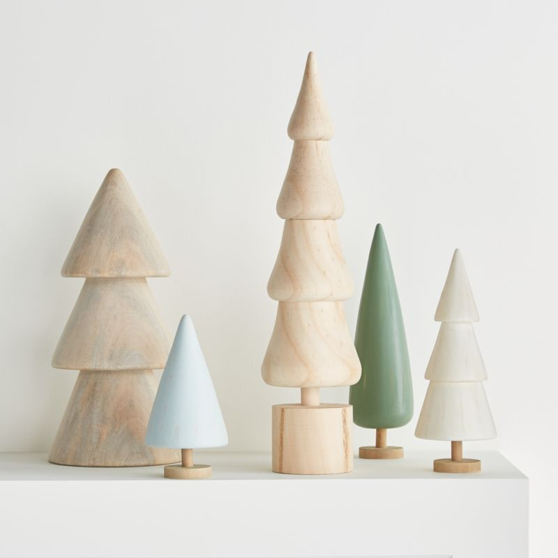 Wooden Trees | Crate and Barrel | Crate & Barrel