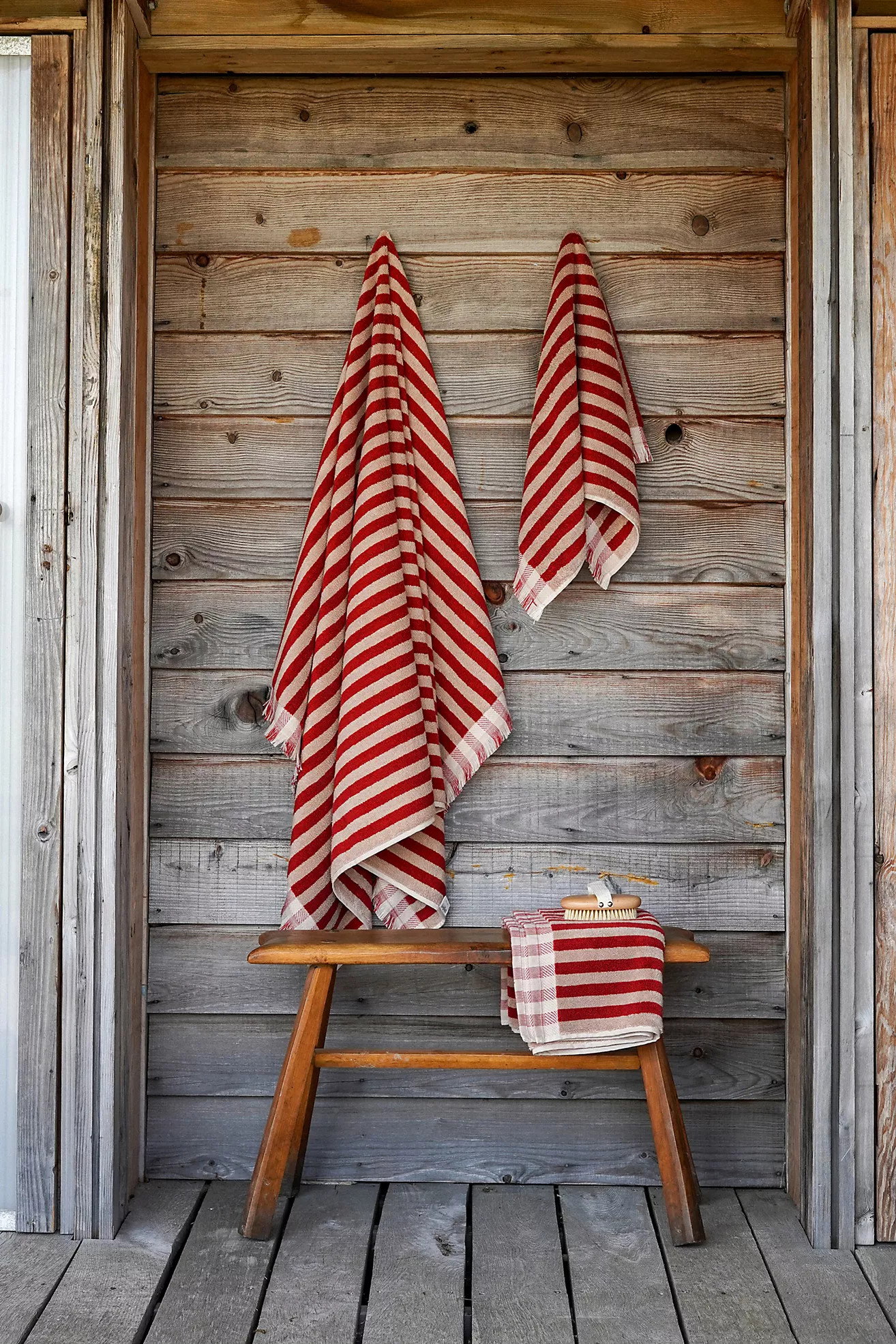 Piglet in Bed Pembroke Stripe Cotton Towel Collection | Anthropologie (US)