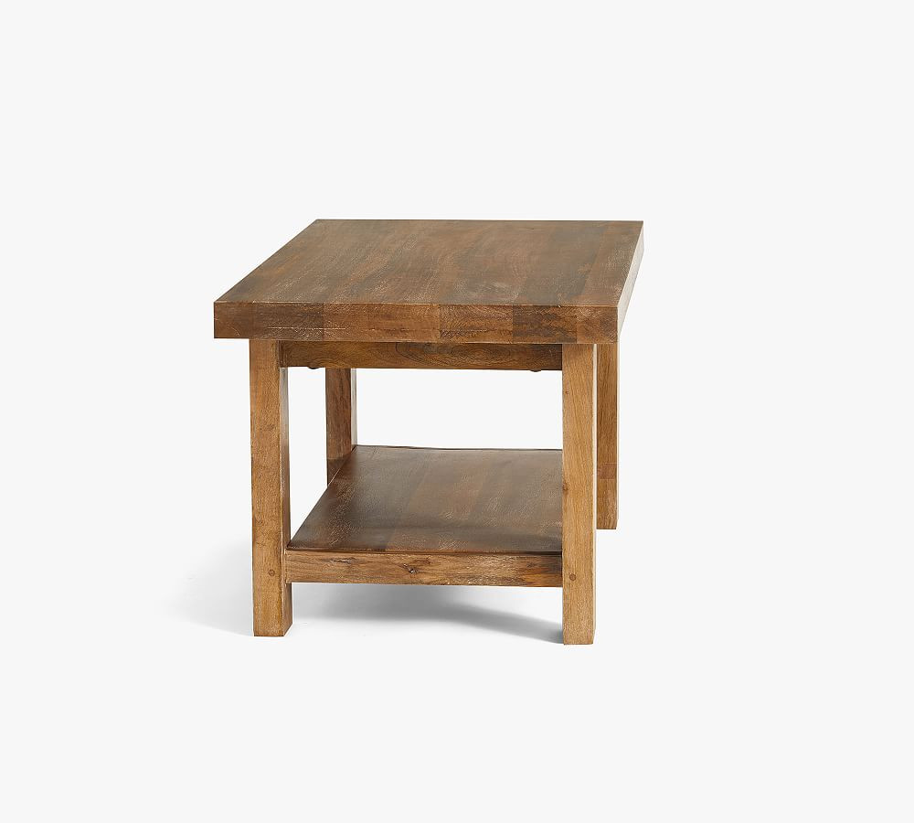 Reed Rectangular Coffee Table | Pottery Barn (US)