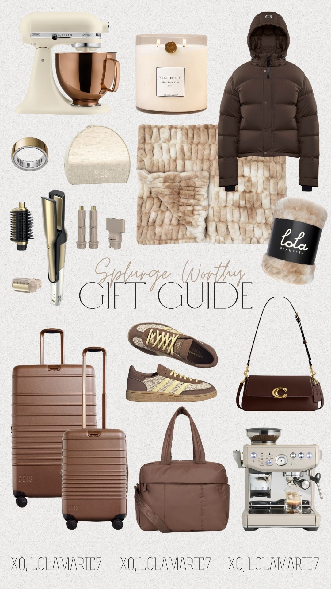 Gift ideas that are worth splurging for! 🙌🏼

Use code JESSICAB15 for the big a** candle!
#giftguide 

#LTKHoliday #LTKGiftGuide