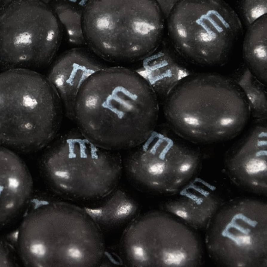 500pcs Black Candy M&M's Milk Chocolate, Black Candy for Candy Buffet (1lb, 500pcs) Graduation, B... | Amazon (US)