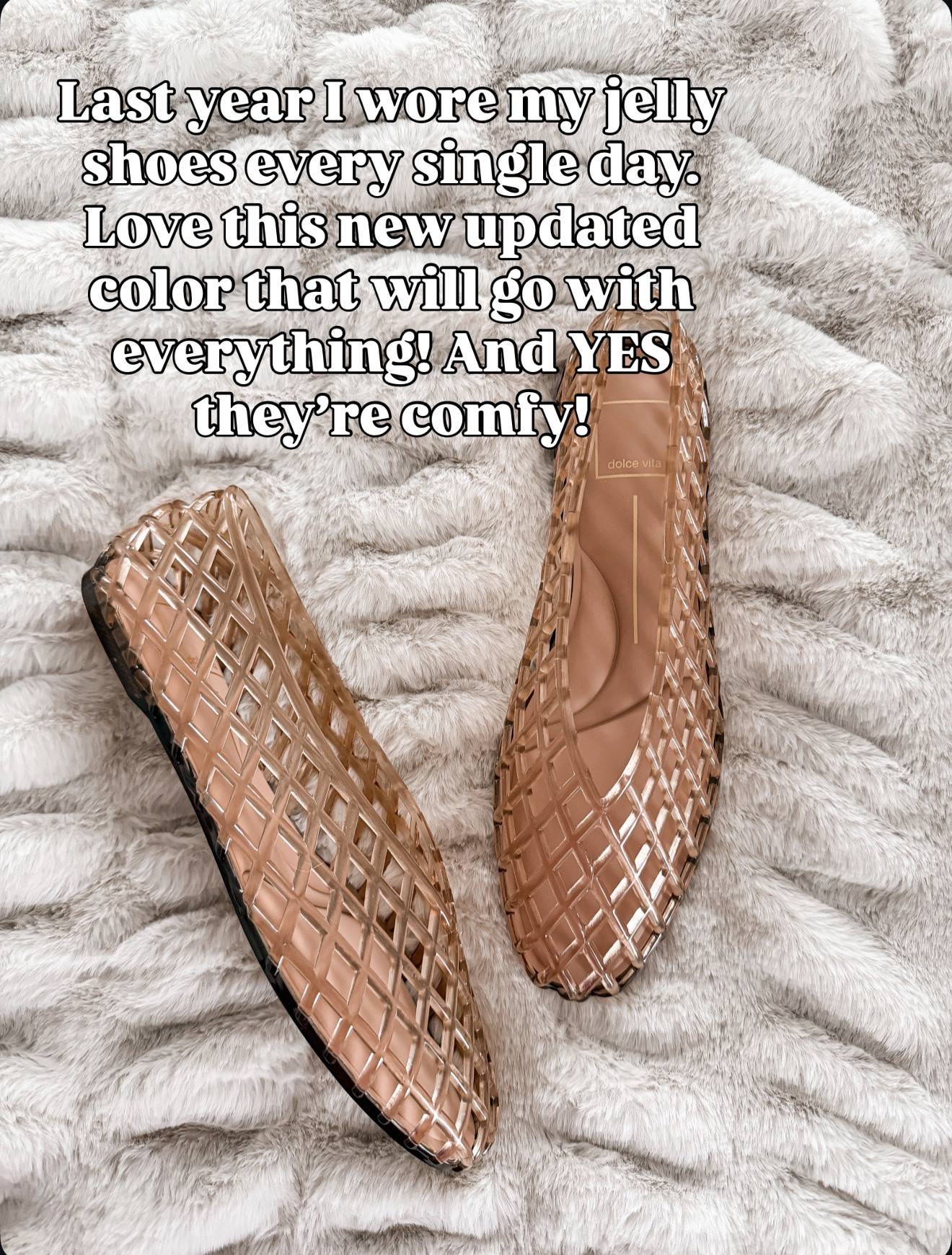 Not the jellies we wore as kids. These are memory foam and soft 🔗⬇️ run tts 

#LTKOver40 #LTKSeasonal #LTKootd