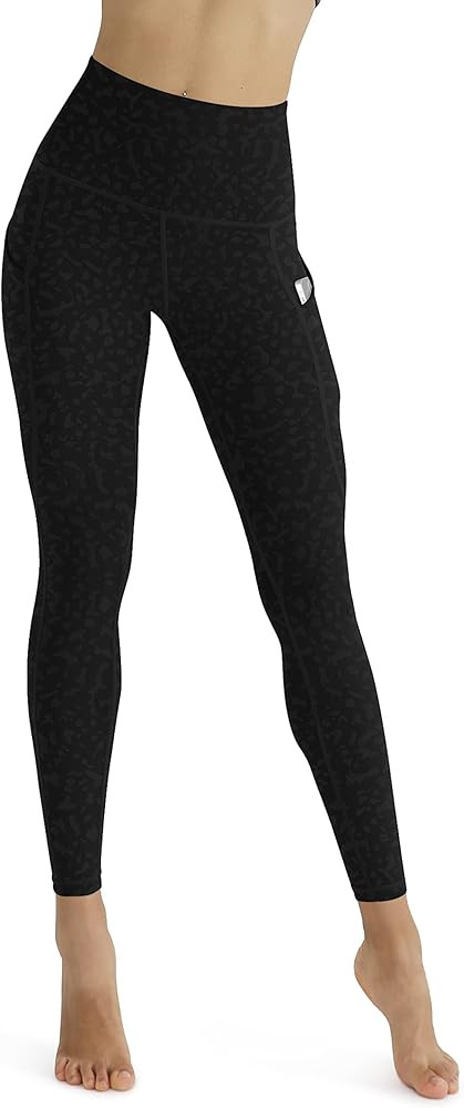 ODODOS Women's High Waisted Yoga Leggings with Pockets,Tummy Control Non See Through Workout Athl... | Amazon (US)