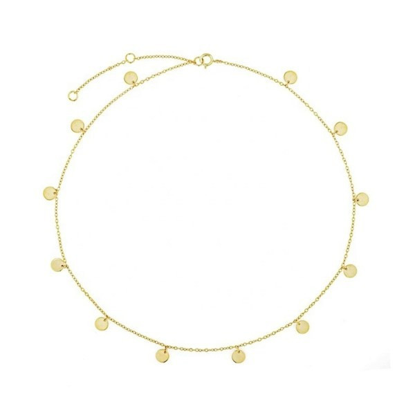Bella Disc Choker Necklace – SOPHIYA | SOPHIYA