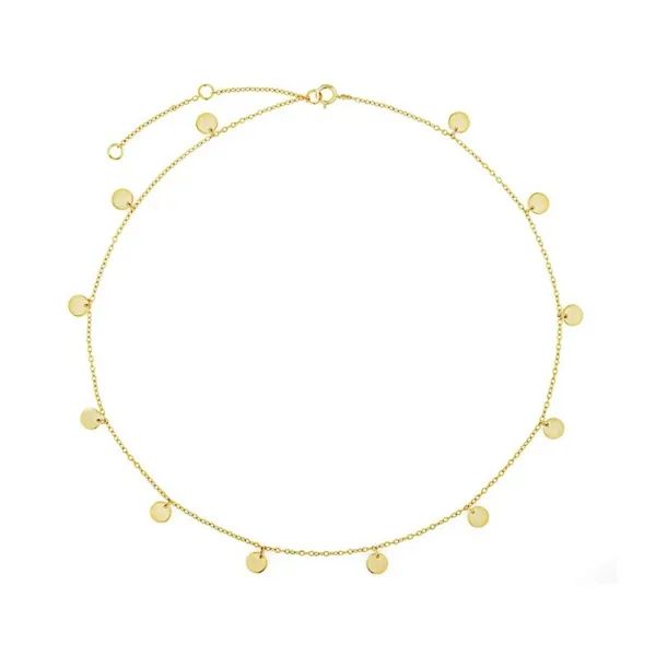 Bella Disc Choker Necklace – SOPHIYA | SOPHIYA