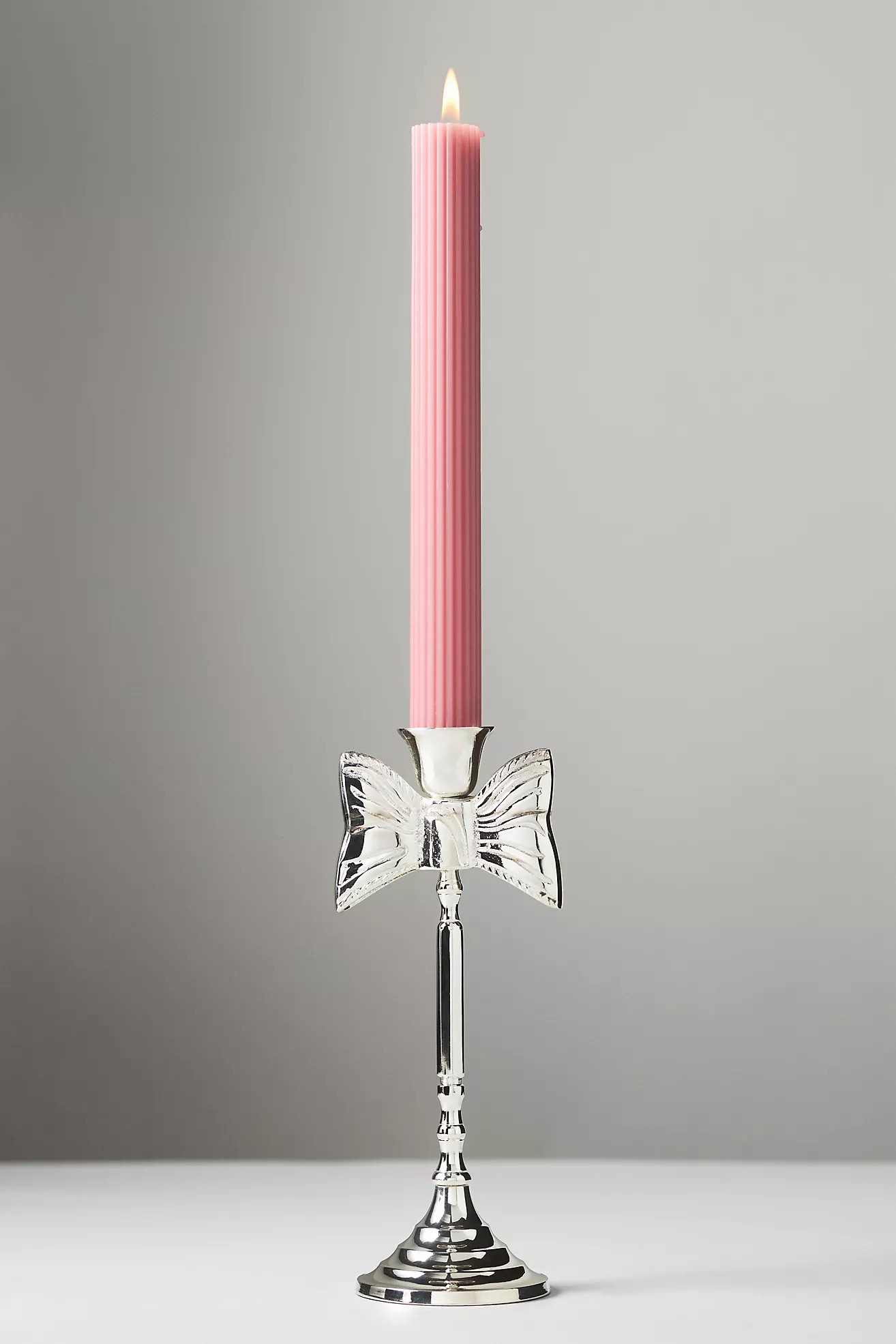 Silver Bow Candle Holder | Anthropologie (US)
