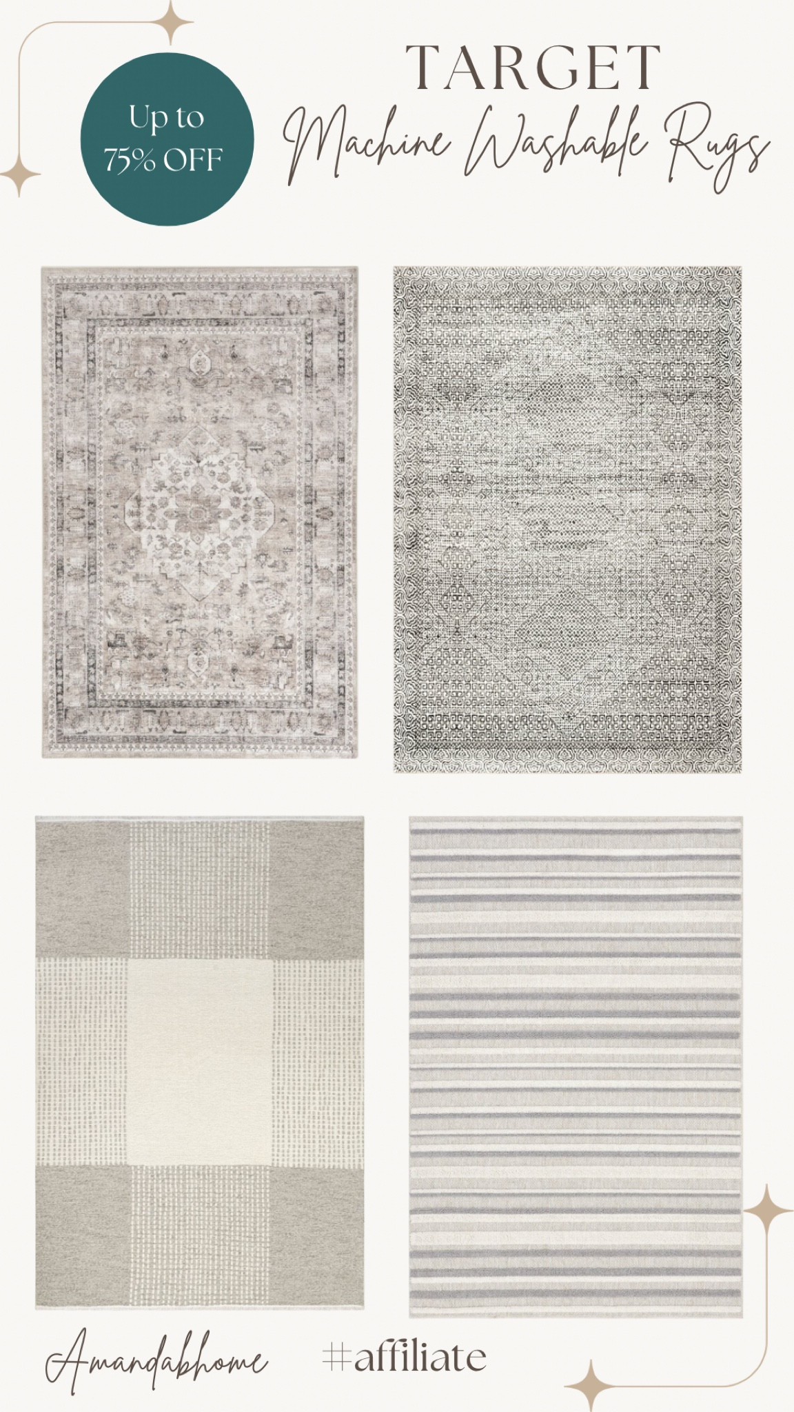 Machine washable area rugs from Target!


#LTKHome #LTKSaleAlert