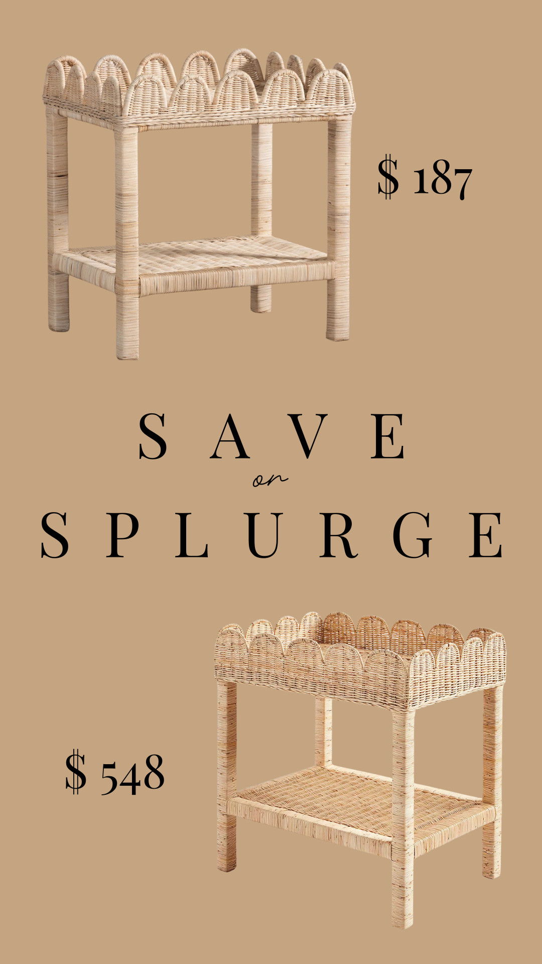 Save or Splurge on these rattan side tables!

furniture, home decor, interior design 

 #Wayfair #SerenaandLily #LTKHome #LTKSaleAlert
