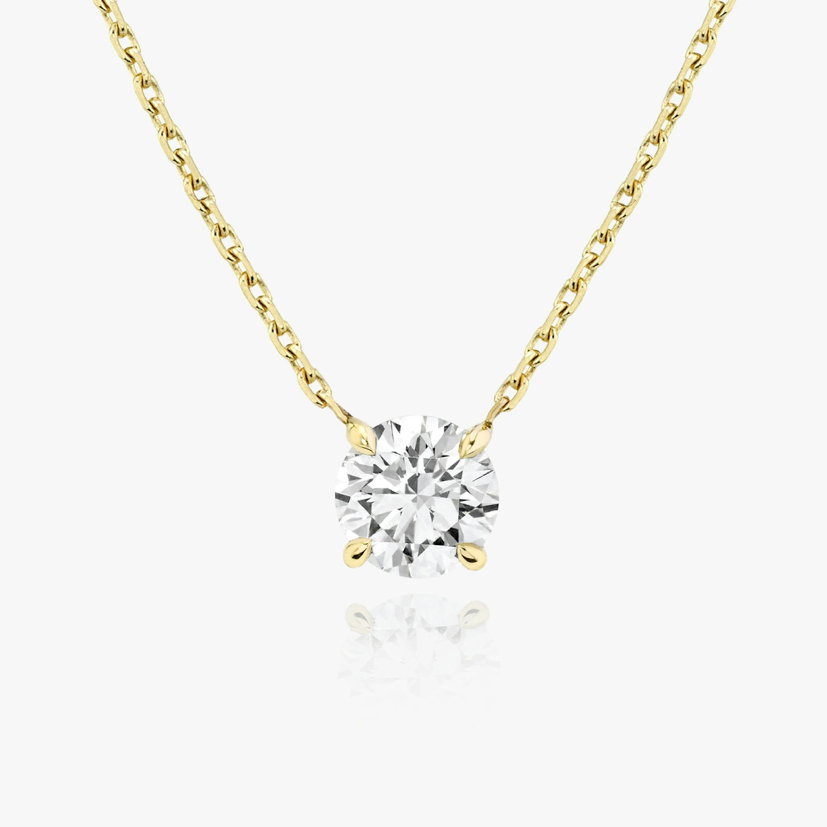 Solitaire Lab-Grown Diamond Necklace | VRAI | Vrai and Oro
