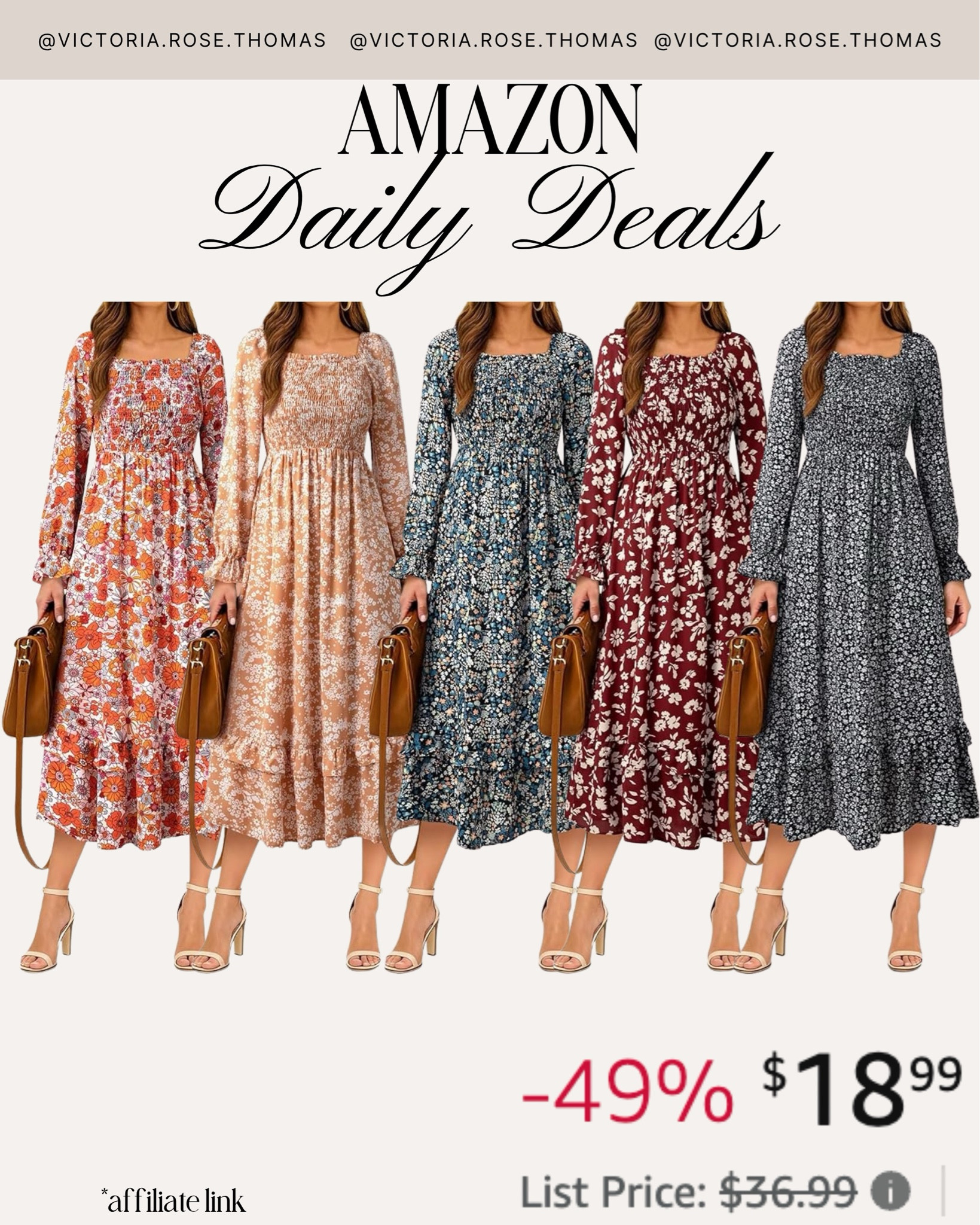 Amazon daily deals
Amazon fashion
Amazon style
Stylewithnosecrets 
Deals
Steal
Save
Sale
Amazon prime
Spring fashion
Spring dress
Smocked dresss

#LTKSaleAlert #LTKBump #LTKootd